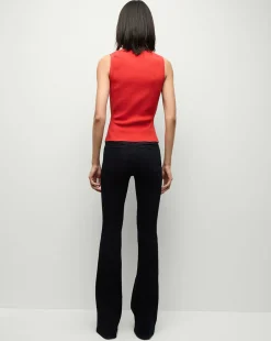 Sid Sleeveless Crew-Neck Pullover in Red><noscript><img width=