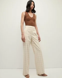 Sid Sleeveless Pullover in Deep Ochre>Veronica Beard New