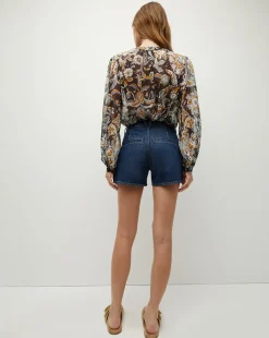 Simpson Denim Short in Dusted Oxford><noscript><img width=