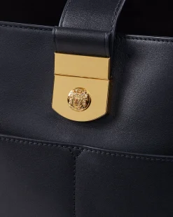 Small Crest Lock Bucket Bag in><noscript><img width=