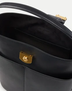Small Crest Lock Bucket Bag in><noscript><img width=