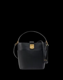 Small Crest Lock Bucket Bag in><noscript><img width=