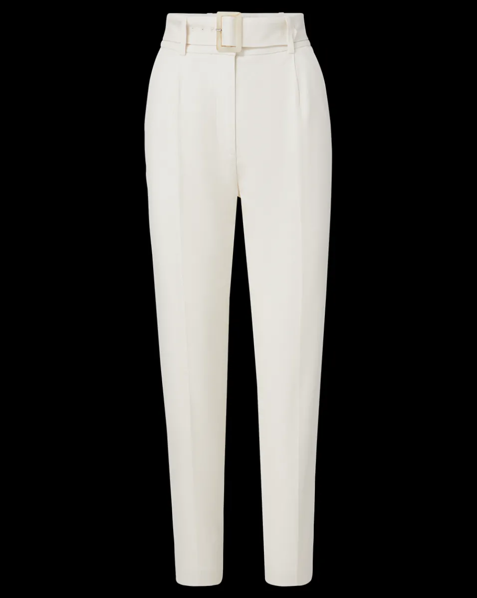 Sofia Stretch-Linen Pant in>Veronica Beard Sale