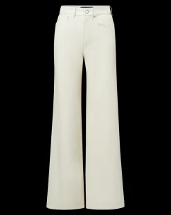 Taylor Vegan Leather Wide-Leg Jeans in><noscript><img width=