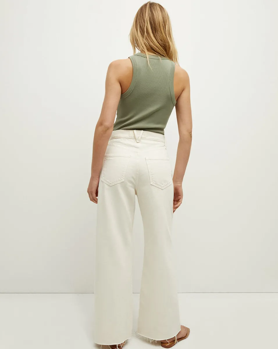 Taylor Wide-Leg Cropped Jean>Veronica Beard Discount