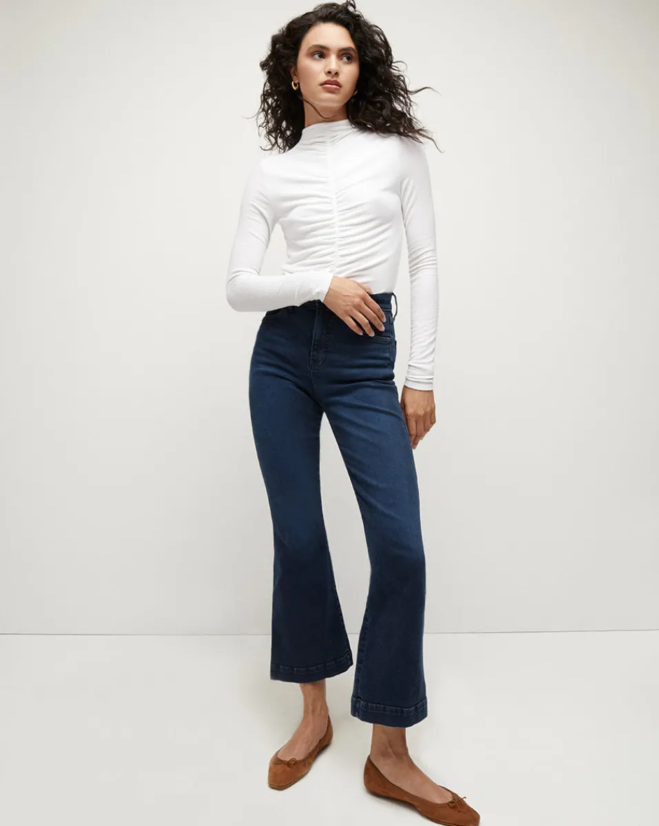 Theresa Ruched Turtleneck>Veronica Beard Clearance