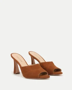 Thora Suede Mule in>Veronica Beard Hot