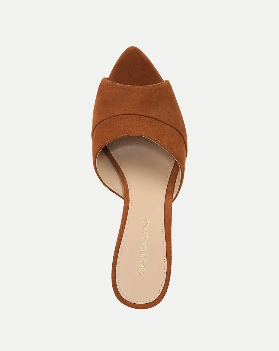 Thora Suede Mule in>Veronica Beard Hot