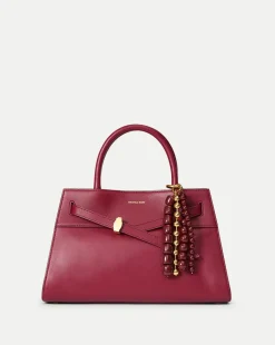 Triple Chain Bag Charm in>Veronica Beard Hot