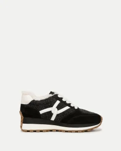 Valentina Shearling Sneaker in>Veronica Beard Best