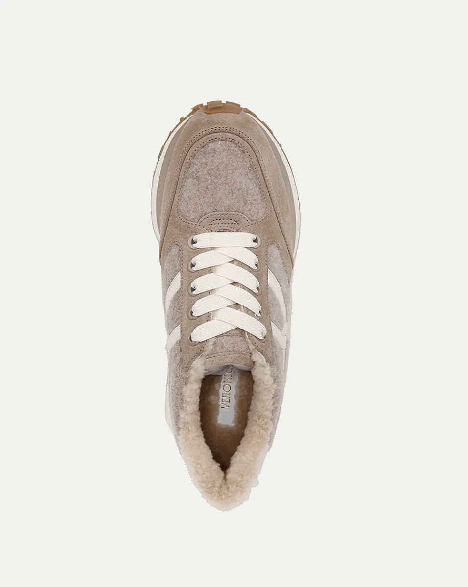 Valentina Shearling Sneaker in>Veronica Beard New