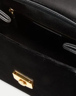Velvet Crest Lock Top Handle Bag in x Poppy Delevingne><noscript><img width=