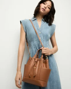 Goody Bag in Tan Leather><noscript><img width=