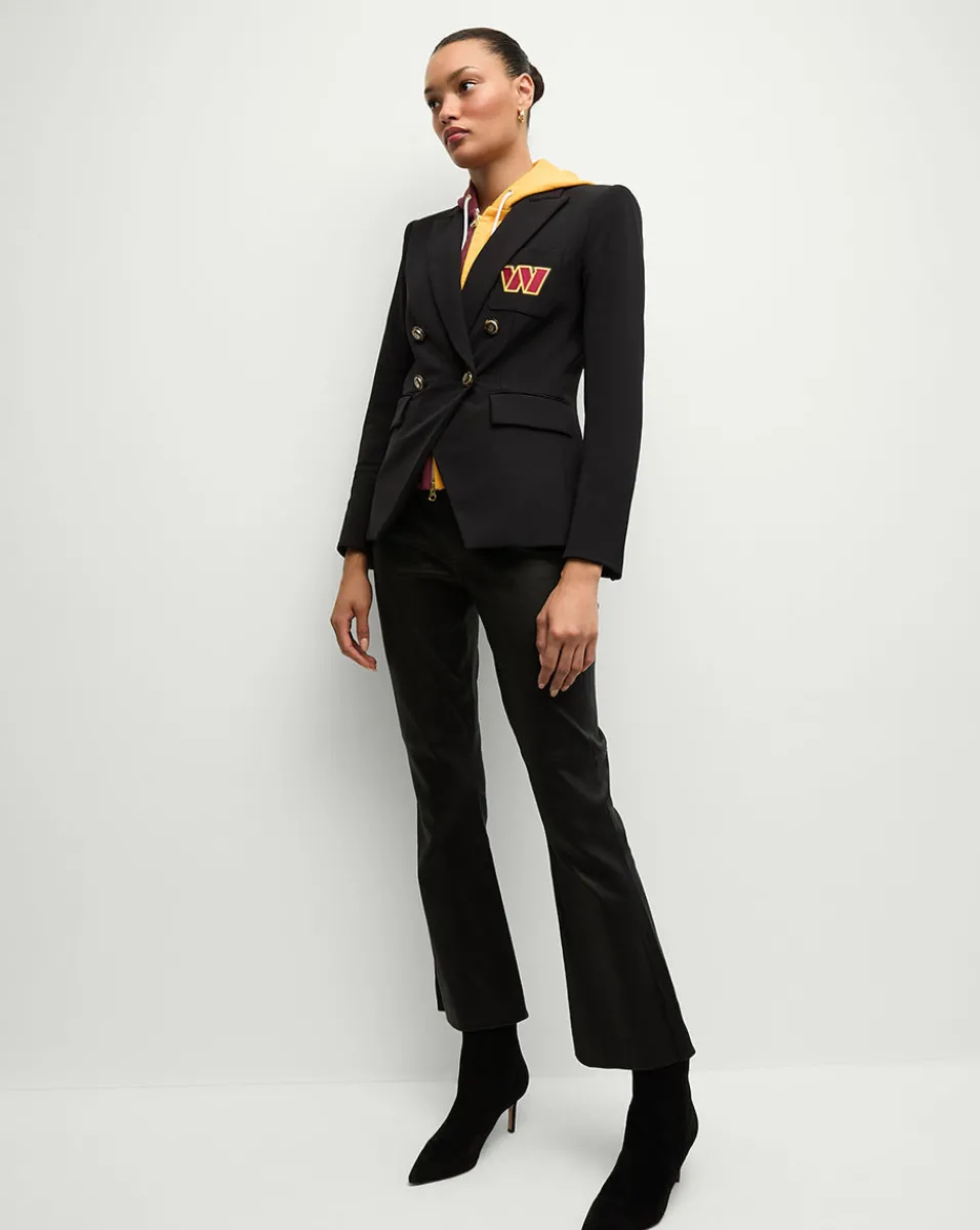 Washington Commanders Dickey Jacket in Black/Gold>Veronica Beard Outlet