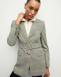 Zander Cable-Knit Dickey in>Veronica Beard Clearance